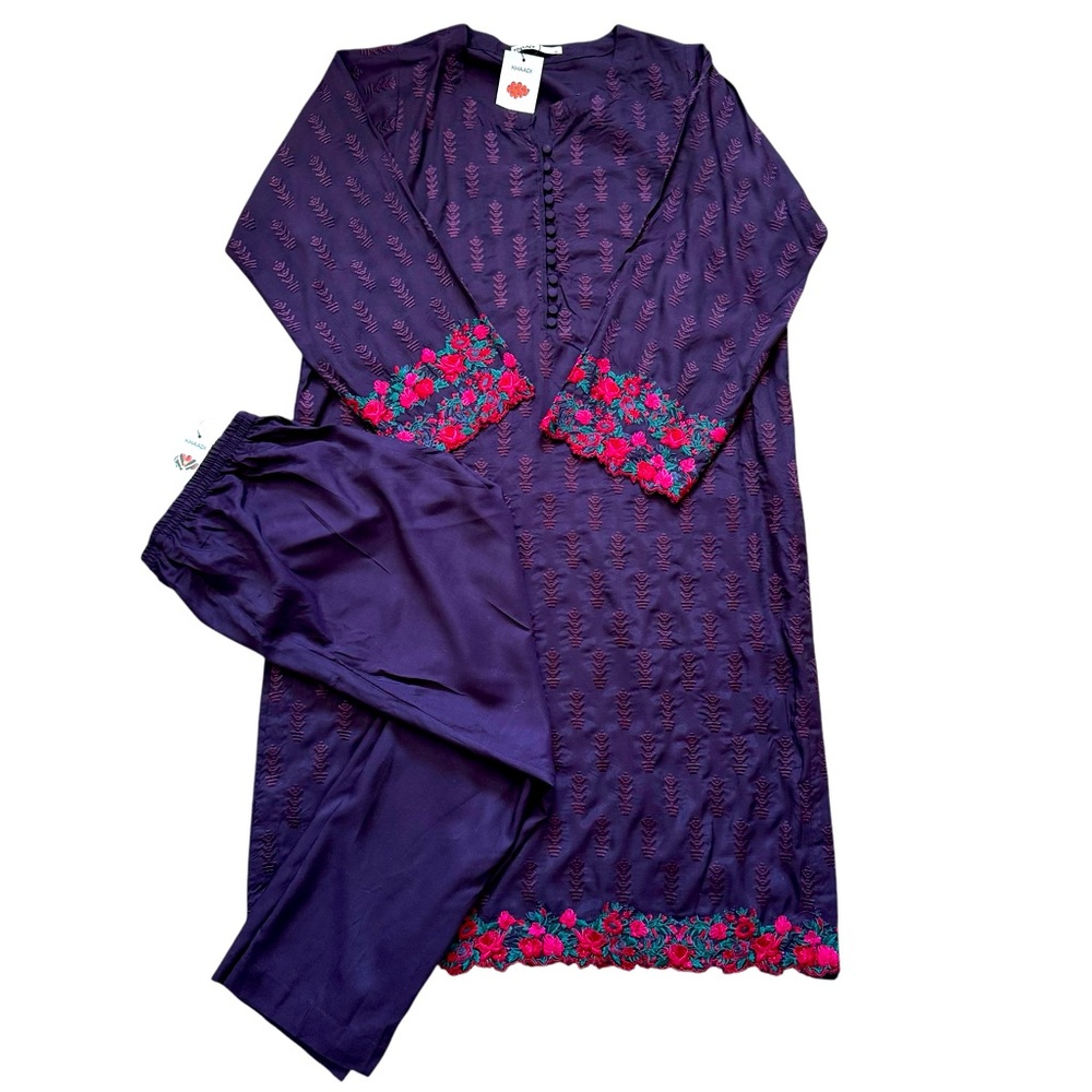 NWT KHAADI Set Kurti Dress And Kurti Pants Size 14